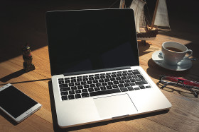 Stock Image: Home Office Workspace