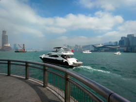 Stock Image: hong kong harbor