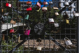 Stock Image: Huge amount of love Padlocks