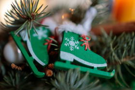 Stock Image: Ice skates