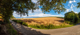 Stock Image: Idyllic German Country Road