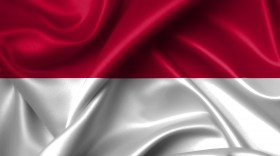 Stock Image: indonesia flag