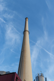 Stock Image: industrial chimney