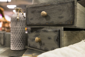 Stock Image: interior drawers