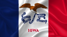 Stock Image: iowa flag