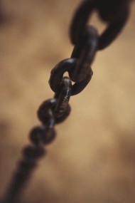 Stock Image: iron chain