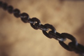 Stock Image: iron chains