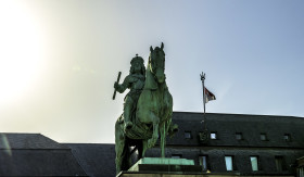 Stock Image: jan wellem reiterdenkmal