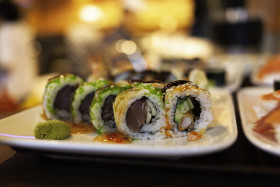Stock Image: Japanese food - Sushi and sashimi