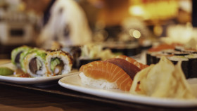 Stock Image: Japanese food - Sushi and sashimi