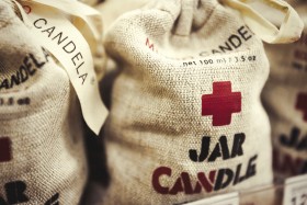 Stock Image: jar candle