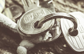 Stock Image: key ring and keys