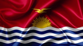 Stock Image: kiribati flag