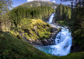 Stock Image: Krimmler Wasserfälle Landscape in Austria