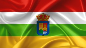 Stock Image: la rioja flag