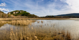 Stock Image: Laguna de Una a lake in spain