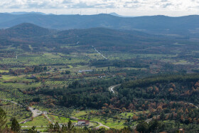 Stock Image: Landscape around Sabugal, Serra da Estrela, Beira Alta, Portugal