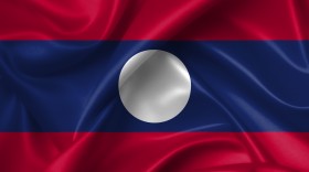 Stock Image: laos flag