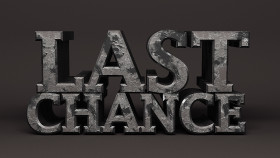 Stock Image: last chance iron word