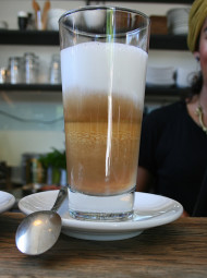 Stock Image: latte macchiato