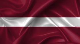Stock Image: latvia flag