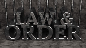 Stock Image: law and order iron word