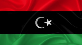 Stock Image: libya flag