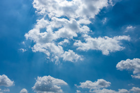 Stock Image: Light breaks through the clouds Sky