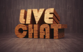 Stock Image: live chat