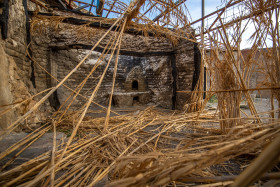 Stock Image: Lost Place Ruined House