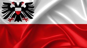 Stock Image: lübeck flag