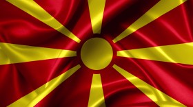 Stock Image: macedonian flag