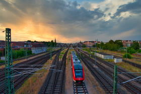 Stock Image: Mainstation in Lübeck by Germany