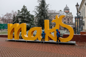 Stock Image: Mako, Hungary in Winter