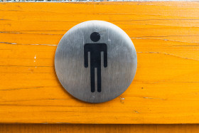 Stock Image: male wc symbol