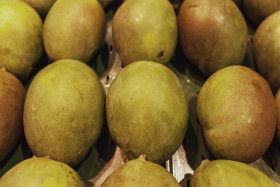 Stock Image: mangoes at the market stall