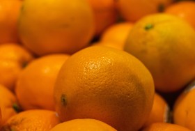 Stock Image: Many fresh oranges