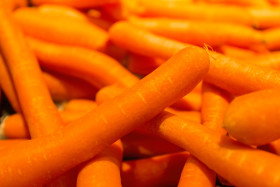 Stock Image: many orange carrots
