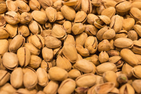 Stock Image: many pistachios
