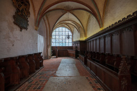 Stock Image: Marienkirche in Lübeck Interior