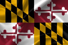 Stock Image: maryland flag