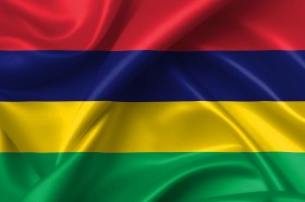 Stock Image: mauritius flag