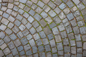 Stock Image: Medieval paving stone texture