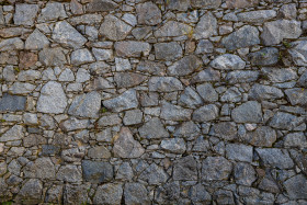 Stock Image: Medieval Stone Wall Texture Backgound
