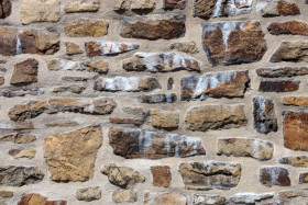 Stock Image: Medieval Stonewall Background Texture