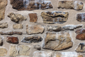 Stock Image: Medieval Stonewall Texture Close Up