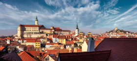 Stock Image: Mikulov, Czech Republic  - Castle Panorama