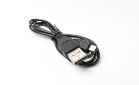 Stock Image: mini usb cable