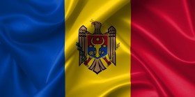 Stock Image: moldova flag