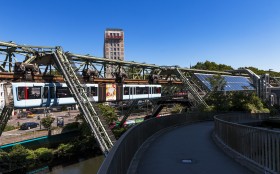 Stock Image: monorail wuppertal elberfeld